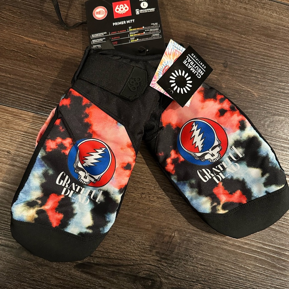 Grateful Dead Ski Mittens
